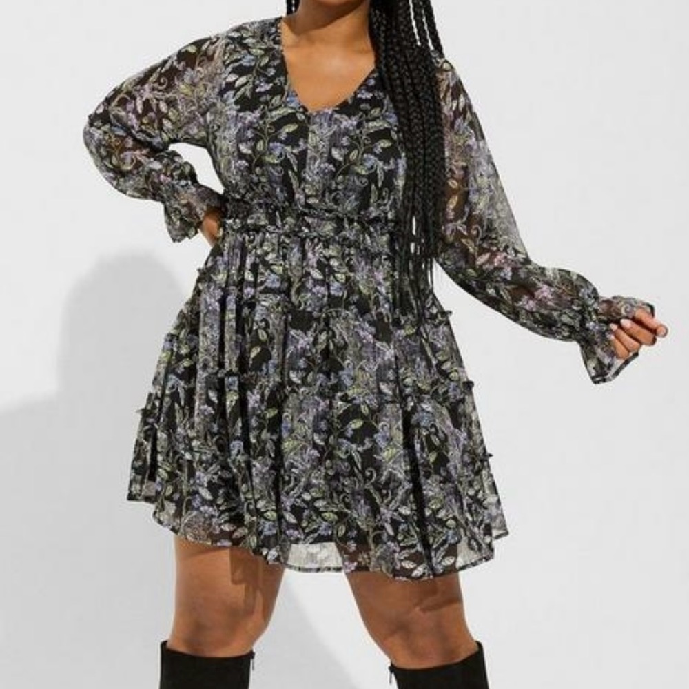 Tiered Mini dress